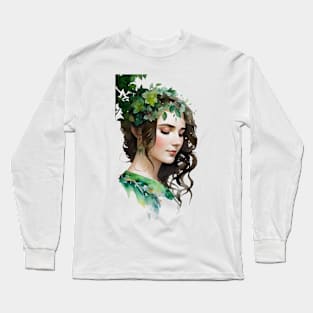 Serenity In Green II Long Sleeve T-Shirt